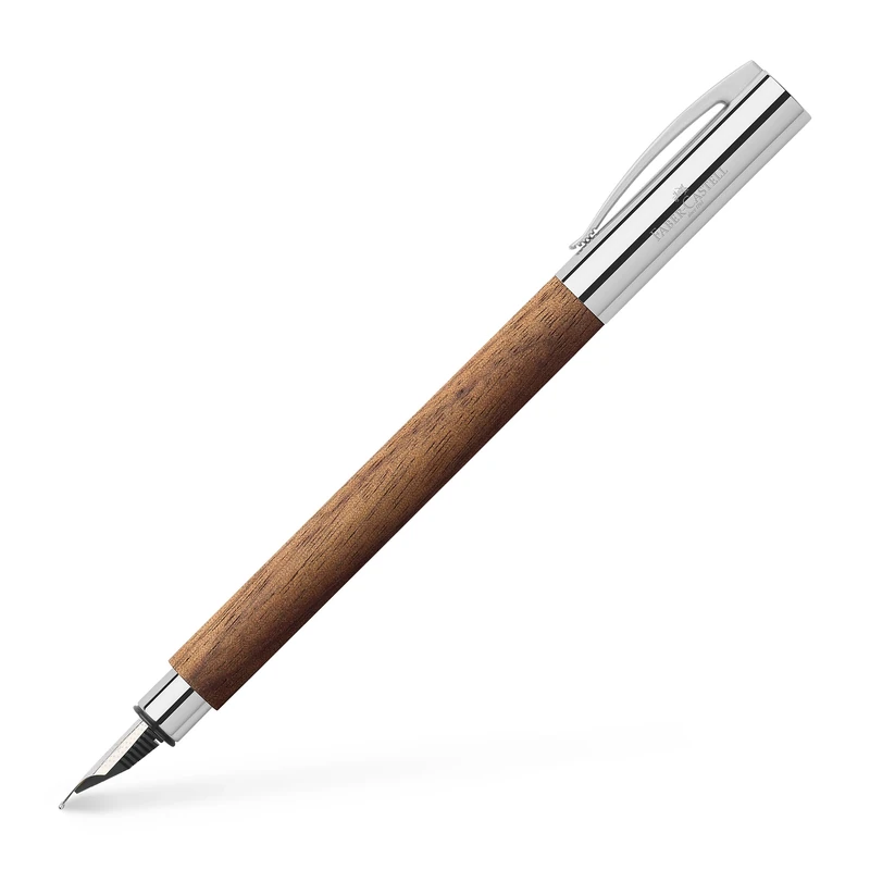 Faber-Castell Ambition Walnut Wood F Fountain Pen