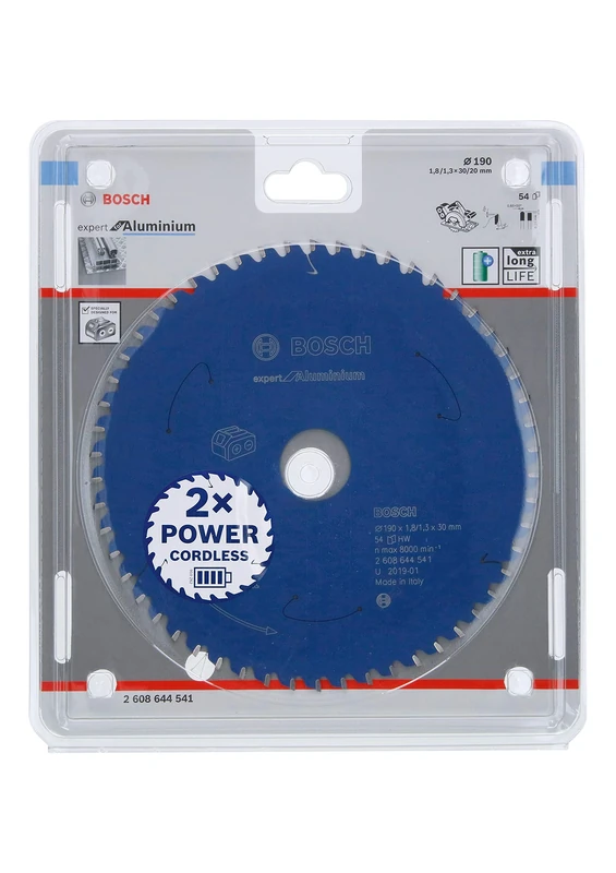 Bosch Accessories Circular Saw Blade Expert (for Aluminium, 190 x 30 x 1.8 mm, 54 teeth; Accessories: Cordless Circular Saw)