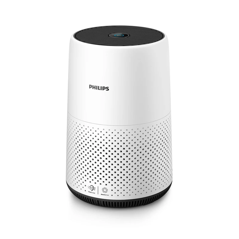 Philips AC0820/30 Series 800 Compact Air Purifier with Real Time Air Quality Feedback, Anti-Allergen, Reduces Odours and Gases, HEPA
