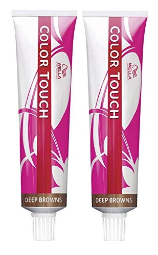 Wella Professionals Colour Touch 4/0 Medium Brown 60 ml Pack of 2