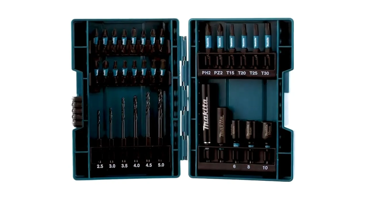 Makita B-66896 33 Piece Impact Black Set
