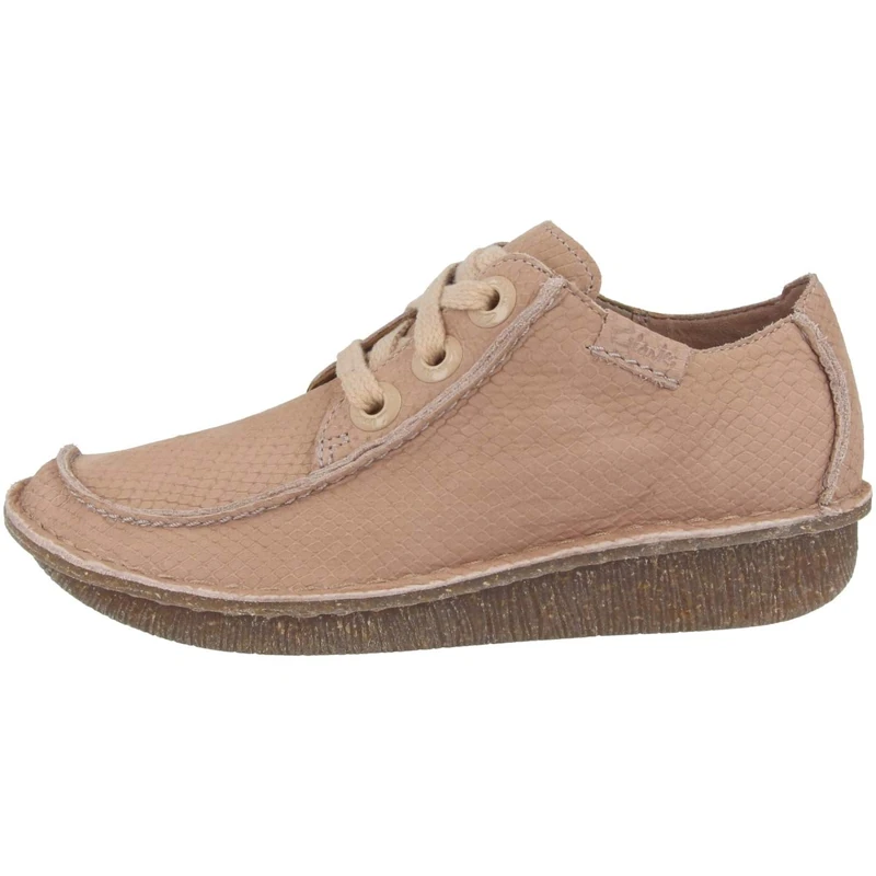 Clarks Women's Funny Dream Lace-Up Shoes, Pink (Dustypink Nubuck), 8 UK - Image 1