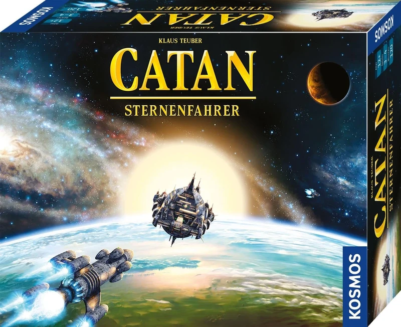 KOSMOS 693183 CATAN - Sternenfahrer, Gesellschaftsspiel für 3-4 Personen ab 12 Jahre, eigenständiges Brettspiel zum Klassiker CATAN, Strategiespiel, Siedler von Catan