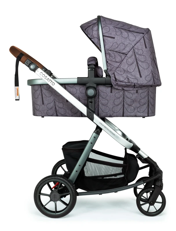Cosatto Giggle Quad Pram & Pushchair – From Birth to 20kg, Lightweight, Compact Fold, Duo-directional Seat (Fika Forest)
