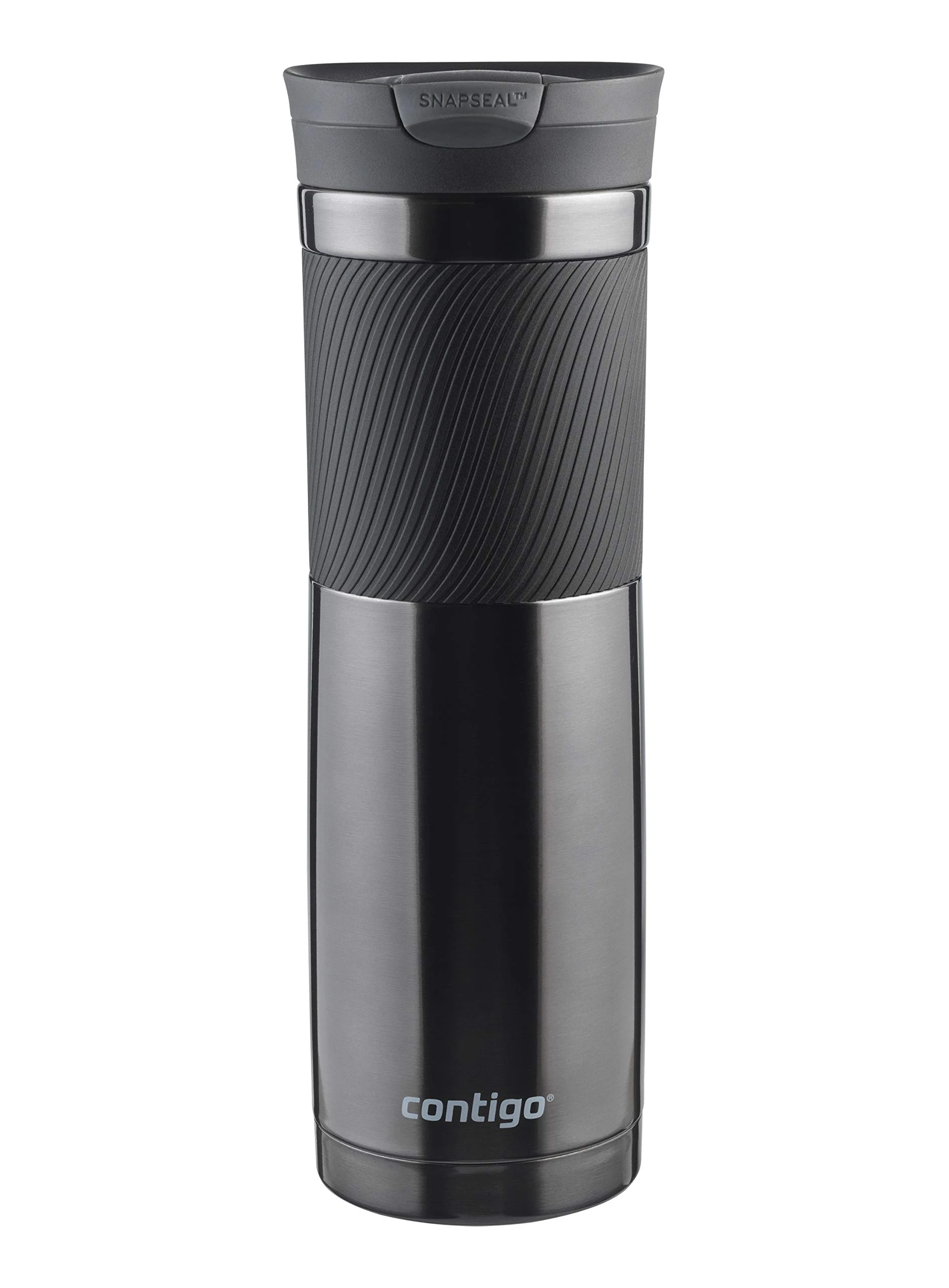 Contigo Travel Mug Byron, Stainless Steel Thermal-Mug, Coffee to go cup, 100% leakproof, Keeps hot for 7 hours, dishwasher safe lid