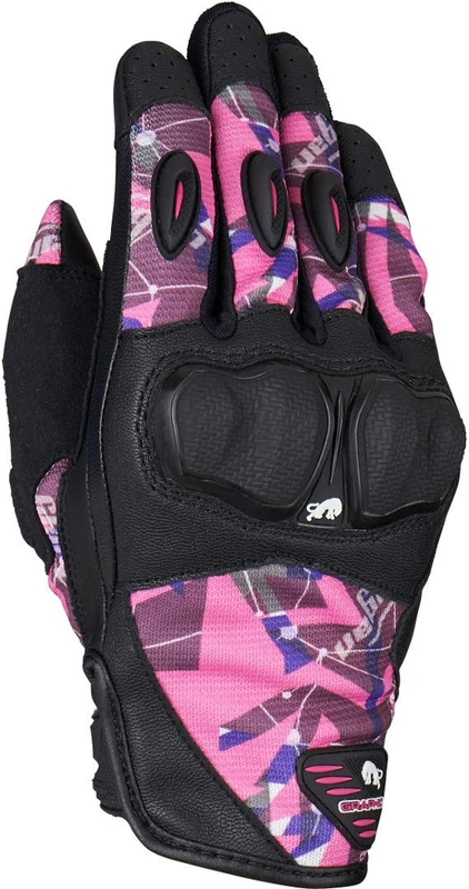 Furygan Graphic Evo2 LD Gloves, Women, womens, Gloves, 3435980278120, Black-Pink, M - Image 1