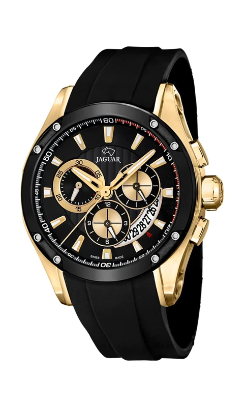 JAGUAR Analogue J691/2, Black, Stripes