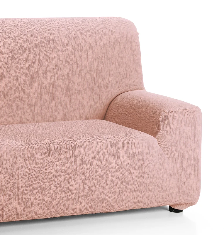 Martina Home Elastic Sofa Cover, Polyester Cotton, Salmon, 3 Plazas (170 a 220 cm)