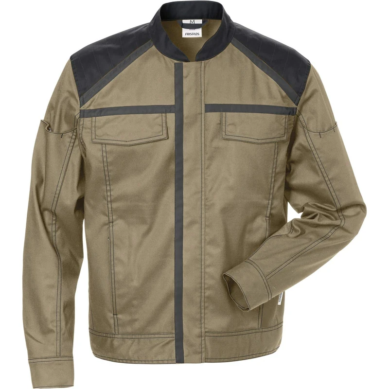 FRISTADS Men's Fusion Jacket Khaki/Black Size L