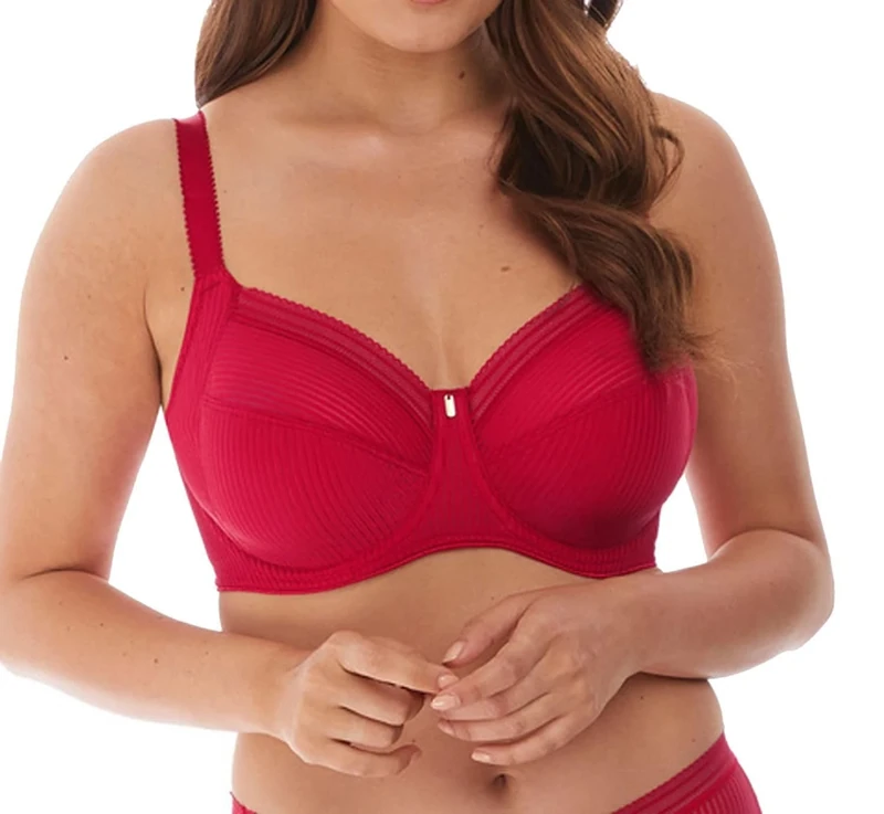 Fantasie Fusion Full Cup Side Support Bra Red Red 30F