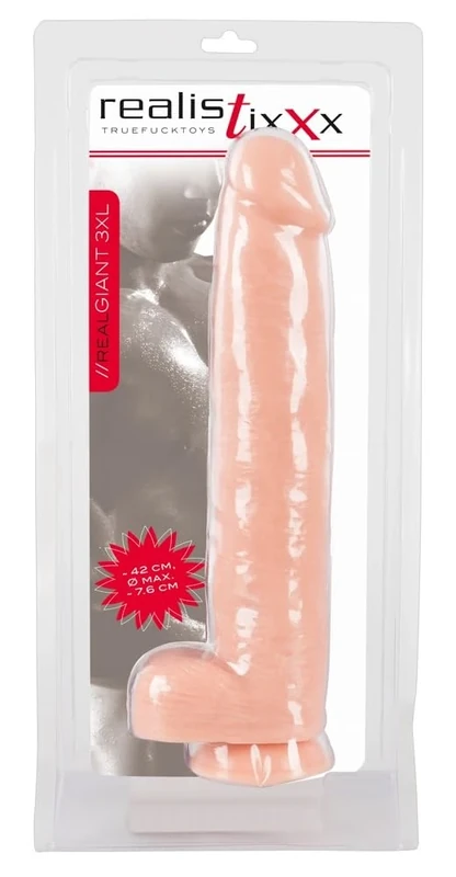 Realistixxx Giant Dildos Skin Color Light 3XL