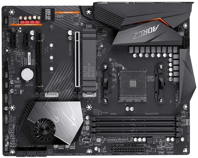 GIGABYTE X570 AORUS ELITE ATX Motherboard for AMD AM4 CPUs - Image 1