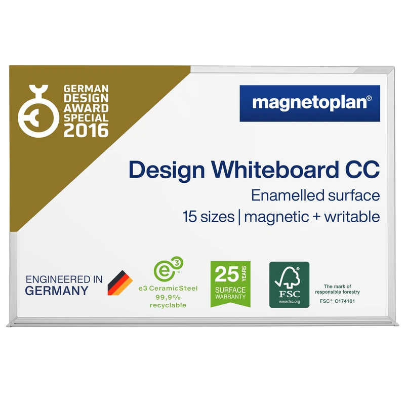 magnetoplan Designer Whiteboard CC 2000 x 1200 mm