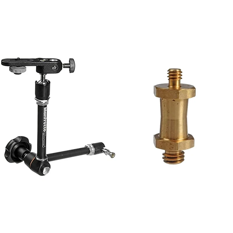 Manfrotto Variable Friction Arm with Bracket - Black & 037 Camera Mounting Stud