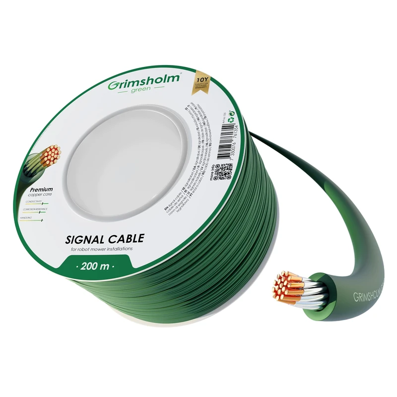 Grimsholm Green® - Signal Cable Premium (Copper Core), 200 m