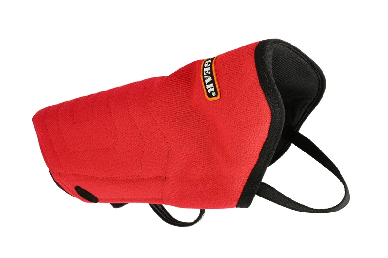 Dingo Gear Short Bite Sleeve Universal Bite Guard Handmade of French Material for Dog Training Medium Hardness Red Jack S00534