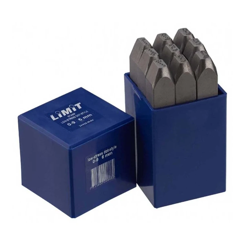 LIMIT 244350104 Limit Number Punches for Low Pressure Steel and Metal, 2 mm Number Height