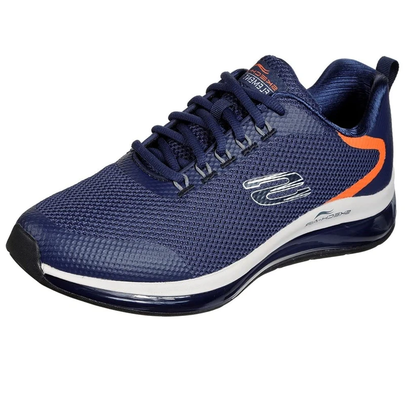 Skechers SKECH-AIR ELEMENT 2.0, Men's Low-Top Trainers, Blue (Navy Mesh/Synthetic Trim Nvy), 9 UK (43 EU)