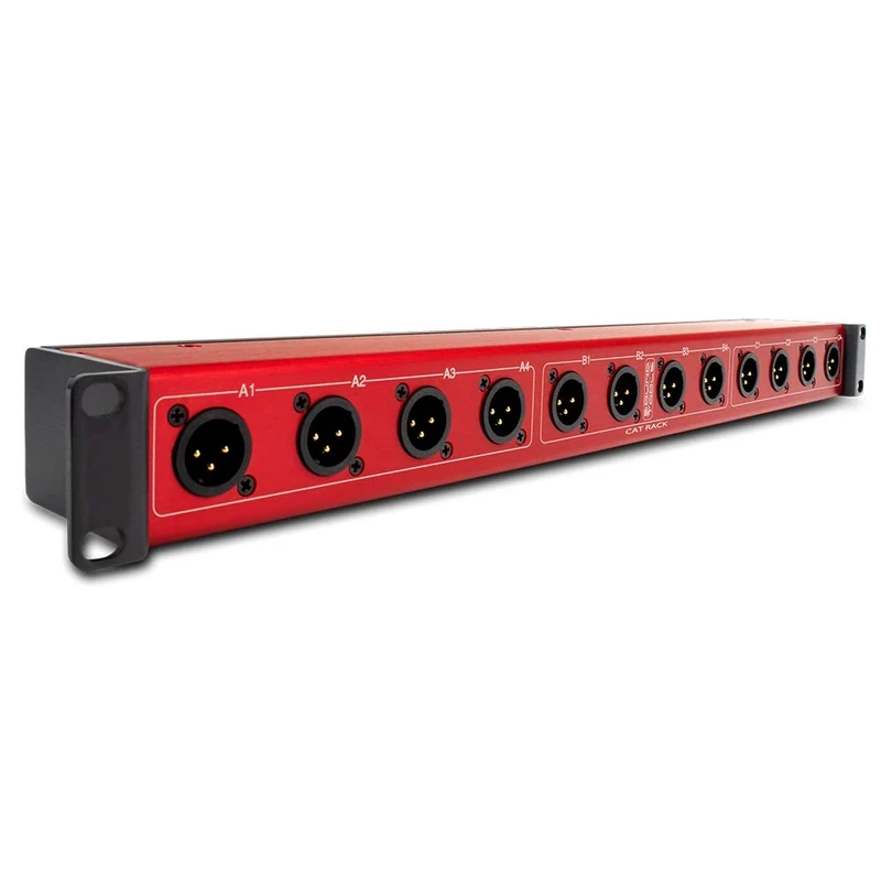 Sound Tools CAT Rack Male - Male XLR Stage Box with Audio Over Shielded CAT Cable. Send 12 Channels of Audio, DMX, Clear-Com or AES. - Image 1