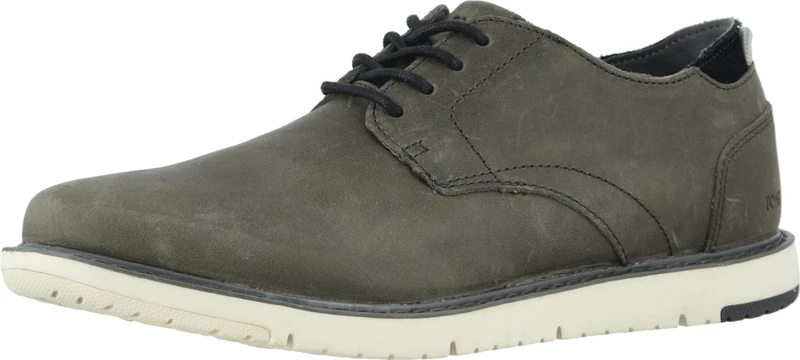 TOMS Men's Navi Oxford Boat Shoe, Charcoal, 9.5 UK, (43.5 EU)