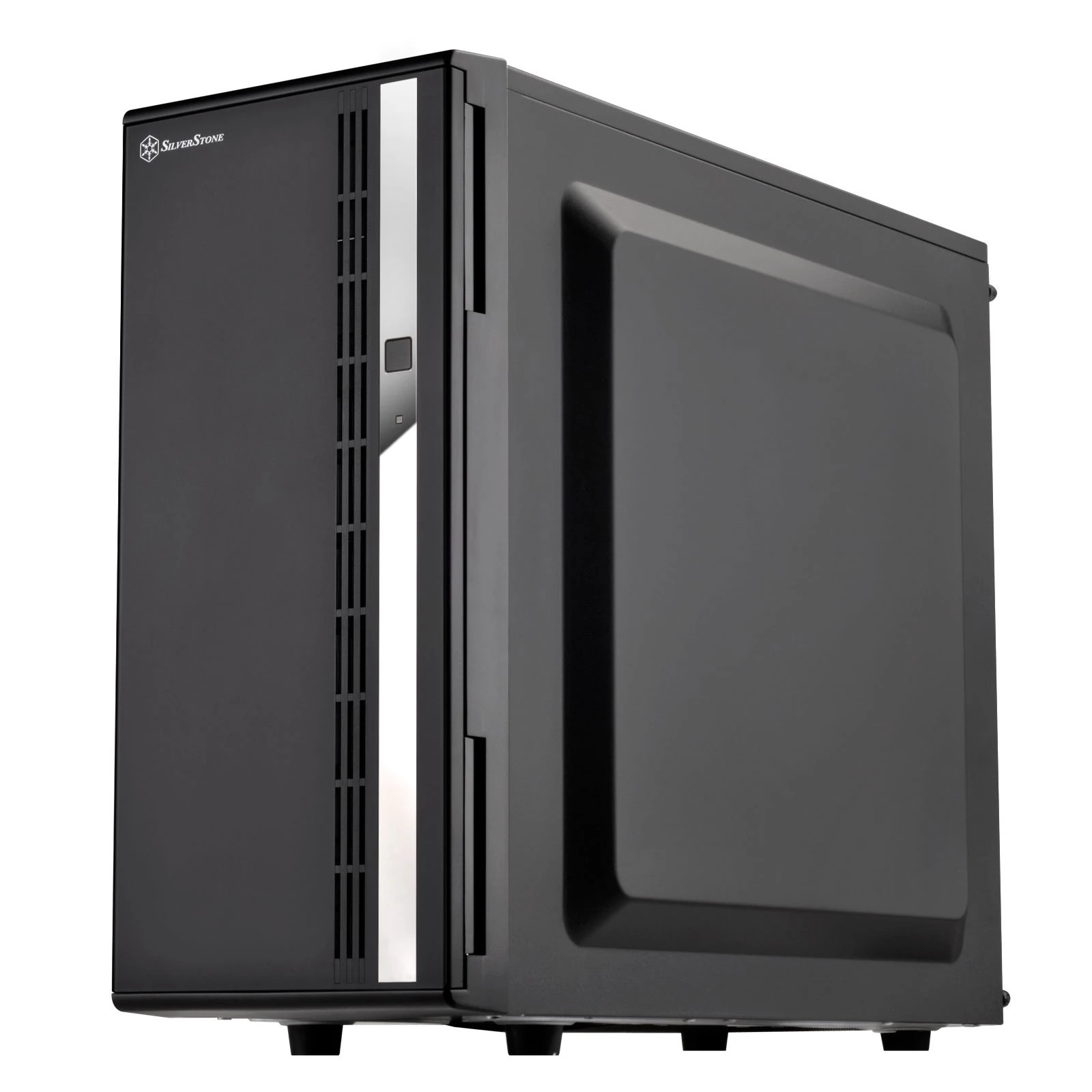 SilverStone SST-CS380 V2 - Case Storage ATX Midi Tower Computer Case, support 8x 3.5" or 2.5" Hot-Swap HDD Bays, lockable front door, black internal and black outside