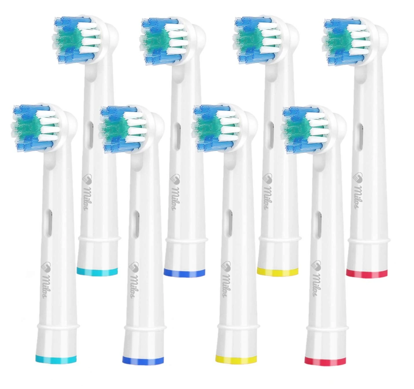 Toothbrush Head Compatible with Oral B - 8 Pack Milos Replacement Toothbrush Heads Professional Electric Brush Heads Classic Precision Clean Fit Professional Care
