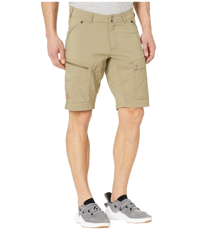 FJALLRAVEN Abisko Midsummer Shorts M - Men's Trousers, Mens, Pants, F81153, Savanna - Light Olive, 14