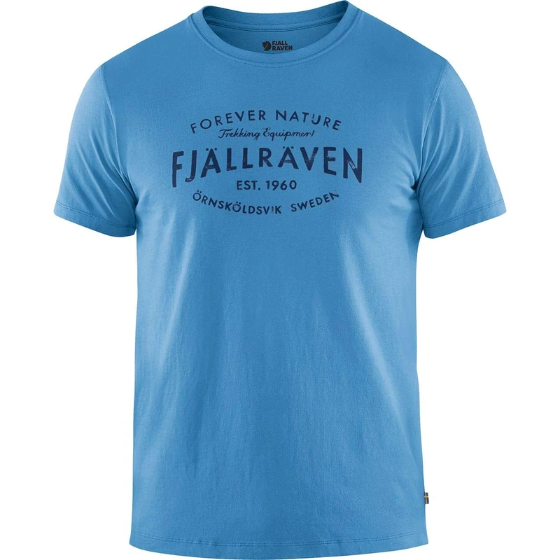 FJALLRAVEN F81946-524 Fjällräven Est 1960 T-Shirt M River Blue XL