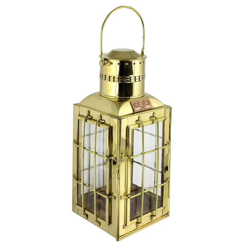 Brass Chief Cargo Oil Lamp, 38cm