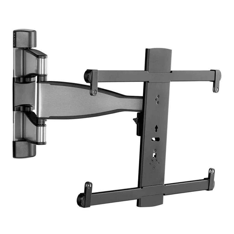 Sanus Premium Full Motion TV Wall Mount for 32" - 55" TVs - Stainless Steel Finish with FluidMotion Design for Smooth Extension, Tilt,