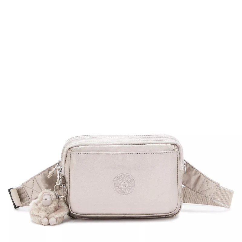 Kipling Women Abanu Mini Convertible Shoulder Bag 2 in 1 Messenger, Metallic Glow, One Size