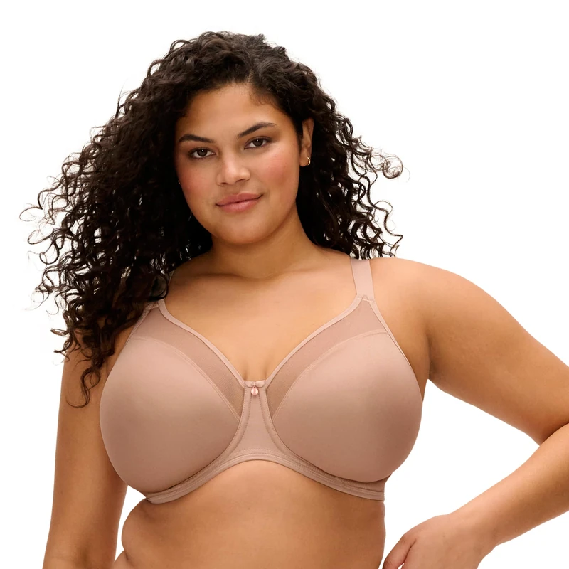 Elomi Women's Smooth Underwire Molded Bra, Sahara, 32GG US