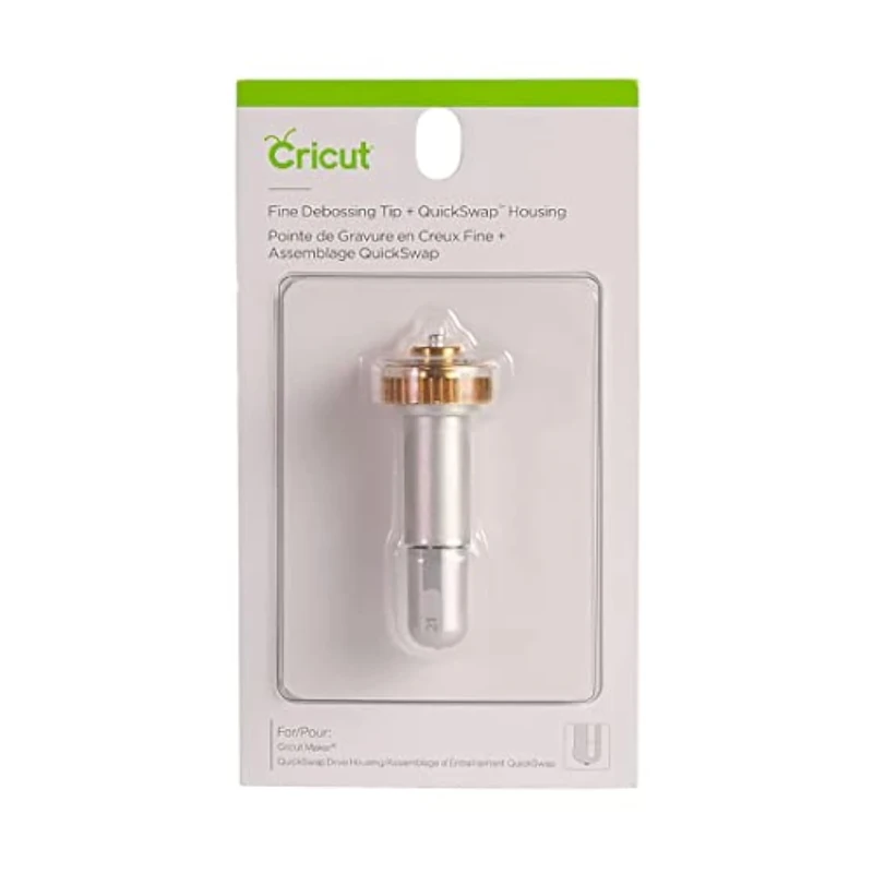 Cricut 2006835 Fine Debossing Tip + QuickSwap Housing, Multicolour, Blade