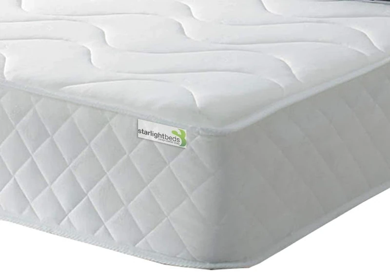Starlight Beds - Double Memory Fibre Mattress. Double Mattresses Containing Springs with a Layer of Memory Fibre (Double Mattress) 4ft6 x 6ft3