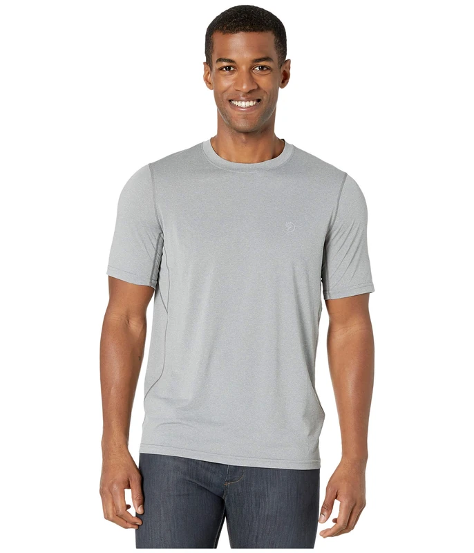 FJALLRAVEN Men's Abisko Day Hike Ss M T-Shirt, Shark Grey, XS - Image 1