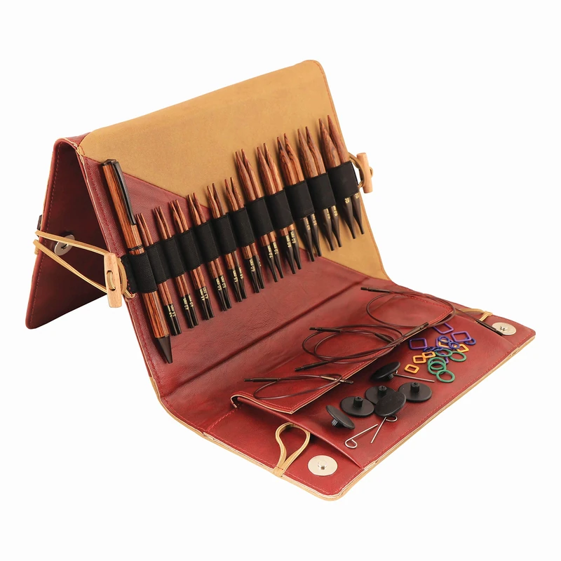 KnitPro Ginger Regal Interchangeable Needle Set 4" (10cm) | 11 Sizes (3.5mm to 12mm)