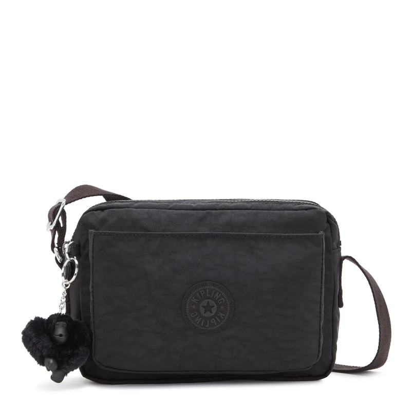 Kipling ABANU M Medium crossbody, Black Noir (Black)