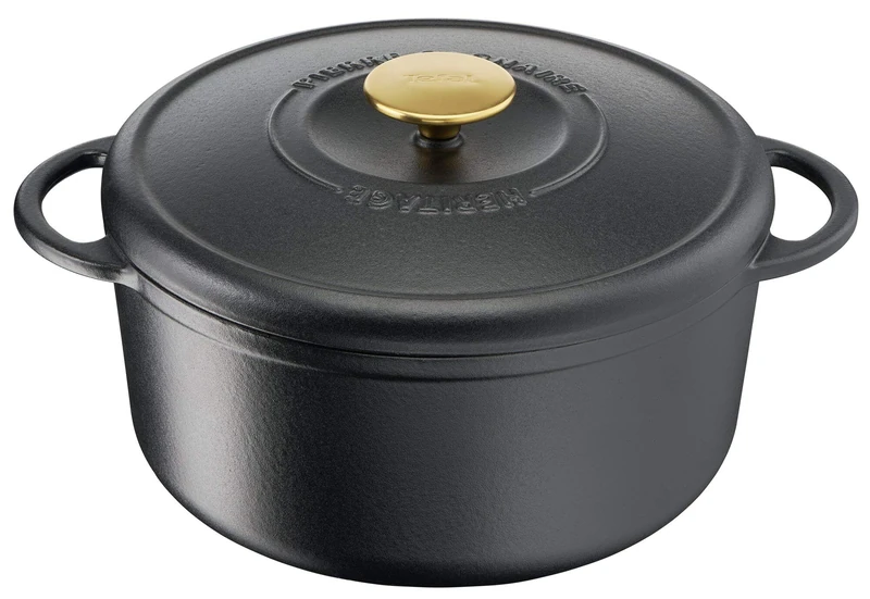Tefal Pierre Gagnaire Heritage E2230304 Cast Steel Casserole Dish Round 21 cm 3.3 L Induction