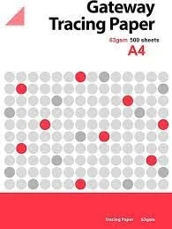 Gateway Natural Tracing Paper A2 420mm x 594mm 63gsm 500 Sheets