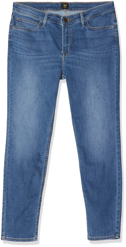 Lee Women's Scarlett Skinny Jeans, Blue Mid Tiverton, 25W / 31L
