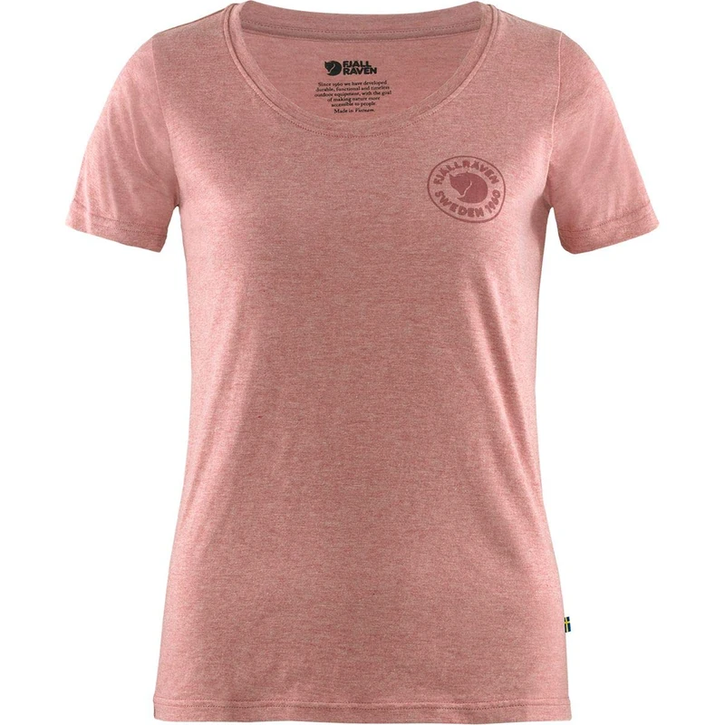 FJALLRAVEN F83513-342-999 1960 Logo T-Shirt W Raspberry Red-Melange XL