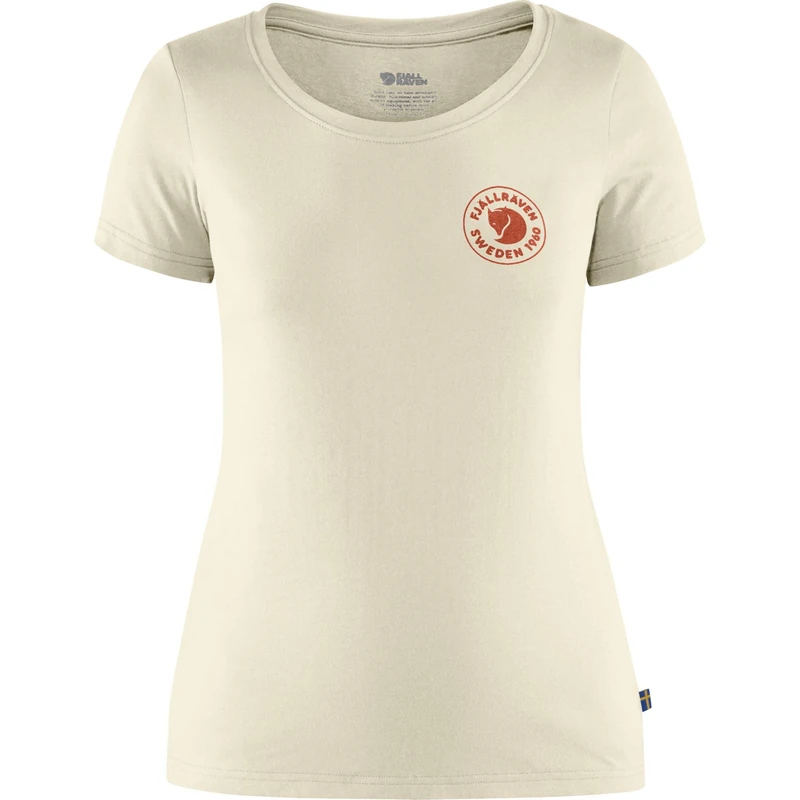 FJALLRAVEN F83513-113 1960 Logo T-Shirt W Chalk White S