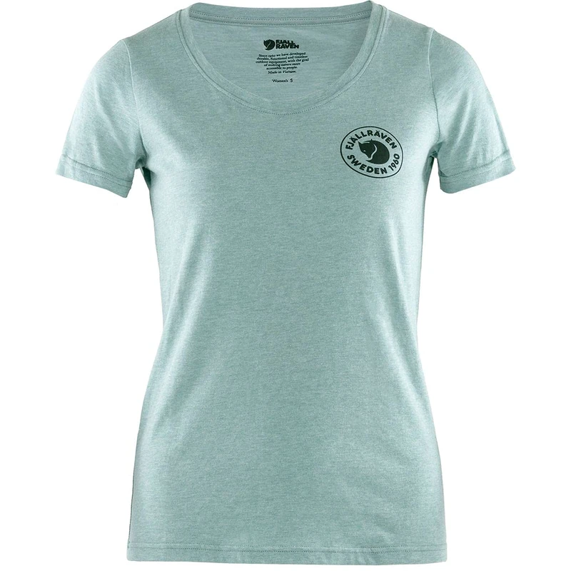 FJALLRAVEN F83513-563-999 1960 Logo T-Shirt W Clay Blue-Melange L