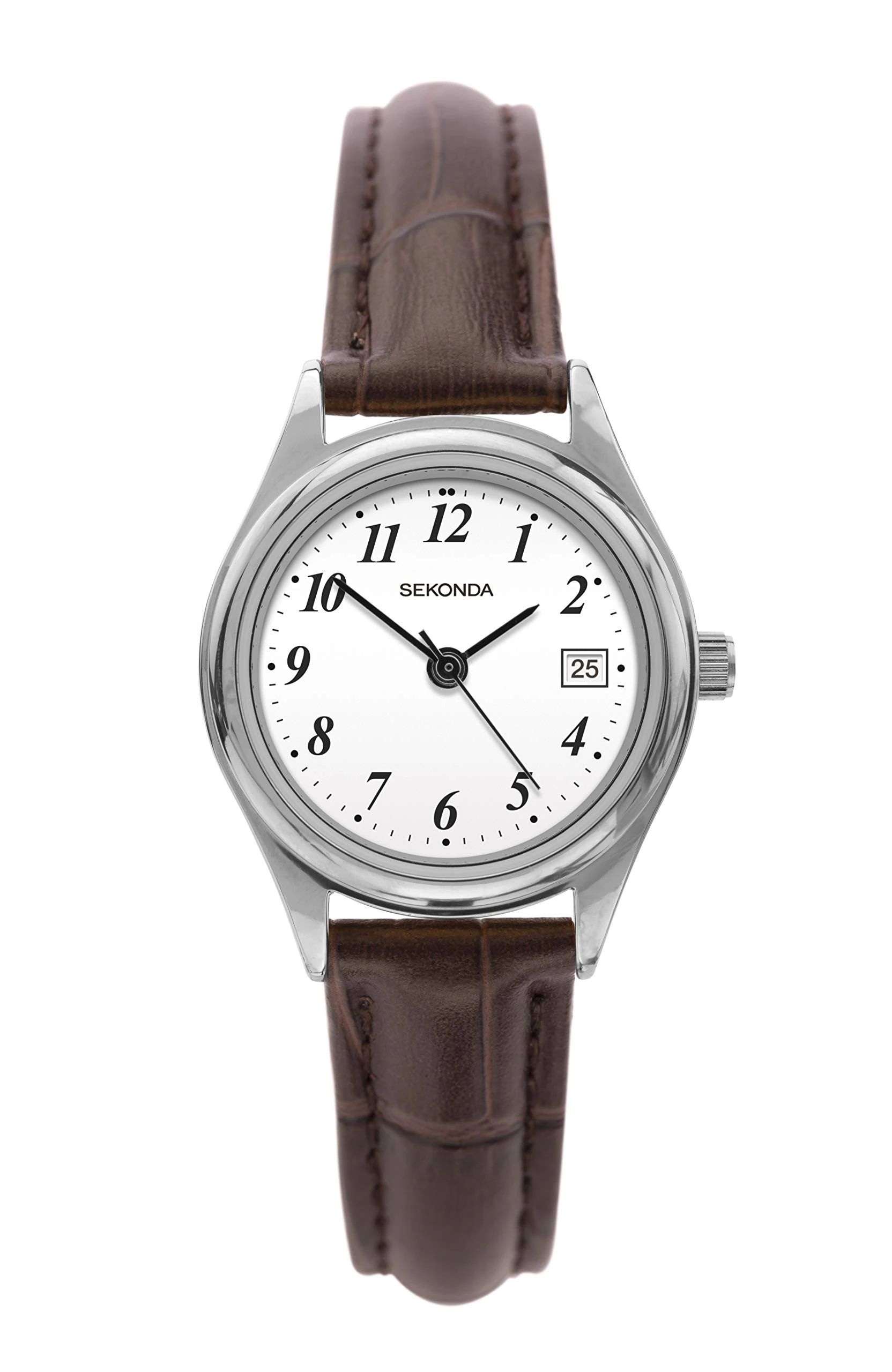 Sekonda Womens Quartz Watch, Analogue Classic Display and Leather Strap 2901