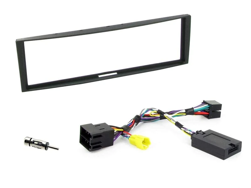 Connects2 CTKRT04 - Renault Clio, Modus Black Single DIN Fascia & Steering Wheel Control Interface Kit