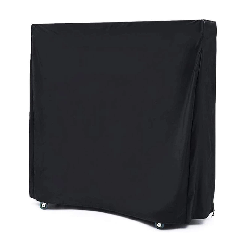SPROTW Ping Pong Table Cover, Upgrade 420D Oxford Heavy Duty Protect Dust & Damage Table Tennis Cover, Weather Resistant for Folding Tables(65'' x 28'' x 73'')