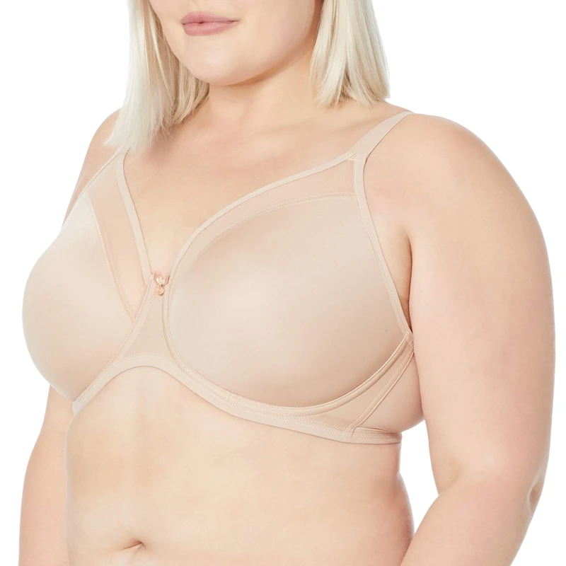 Elomi Women's Smooth Underwire Molded Bra, Sahara, 44DD