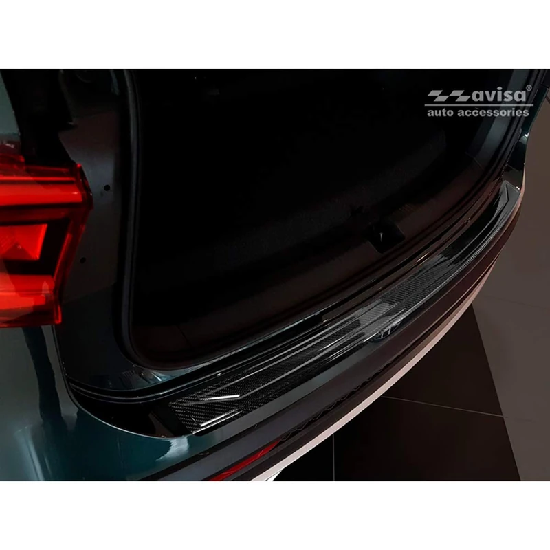 Avisa 3D Carbon Rear Sill Protector Compatible with Seat Tarraco 2019-