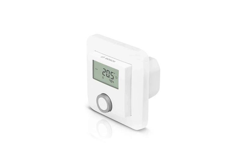 Bosch Smart Home Room Thermostat (for Underfloor Heating with Wired Control, 24 V, Compatible with Google Assistant and Alexa)