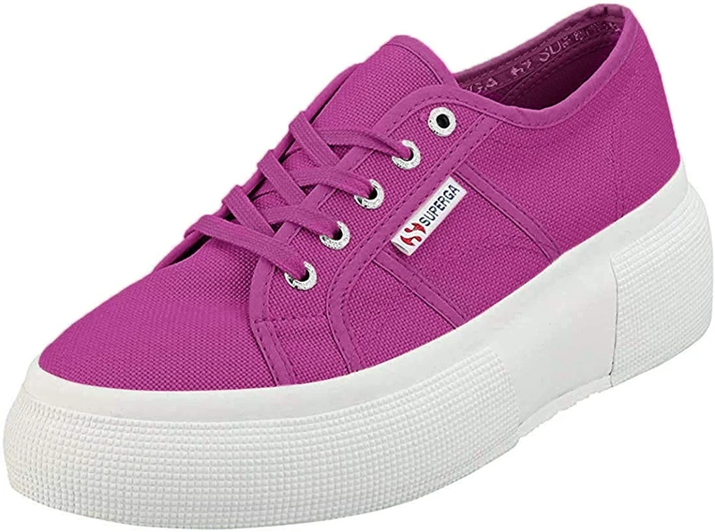 Superga Women's 2287-cotw Gymnastics Shoes, Purple Fuchsia Xbv, 8 UK